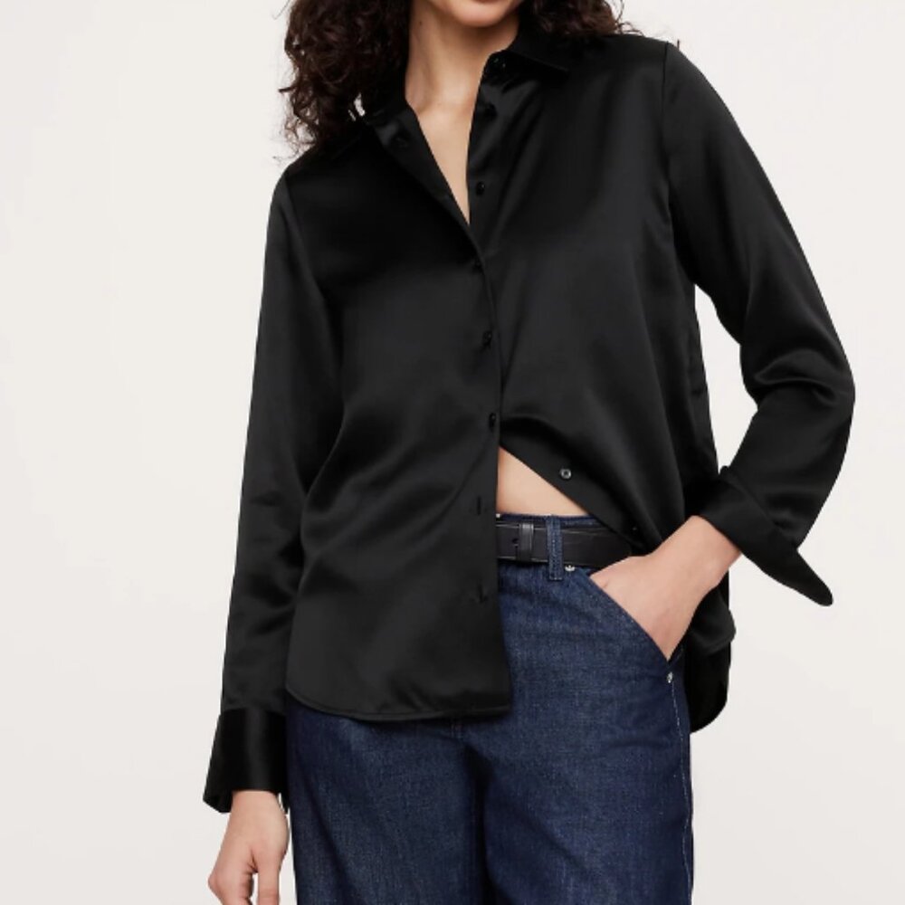 Banana Republic  The Everyday Silk Shirt  XL